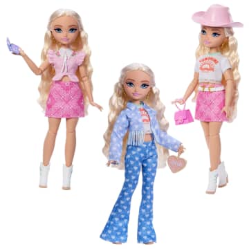 Barbie Dream Besties Festival Kombinleri Seti, Çıkarılabilir Kıyafetleri Ve Aksesuarlarıyla Barbie 'Malibu' Bebek - Imagen 5 de 5