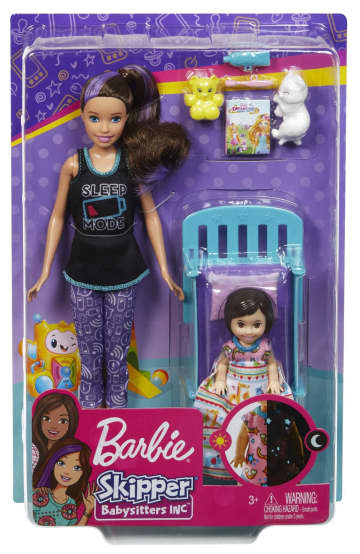Muñeca y accesorios de Skipper Canguro de bebés de Barbie
