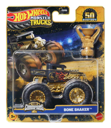 Hot Wheels Monster Trucks Bigfoot 50 rocznica Metalowy pojazd premium Zabawka Mix 3+ - Image 6 of 6