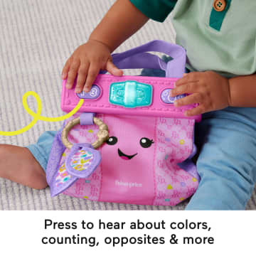 Fisher-Price Laugh & Learn Going Places Learning Purse - Image 3 of 6