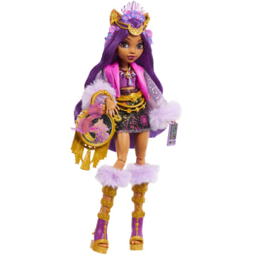 Monster High Monster Fest Clawdeen Wolf, Bambola Alla Moda Con Outfit Da Festival, Poster Della Band E Accessori