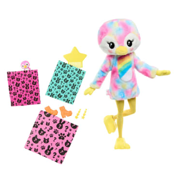 Muñeca Pingüino Y Accesorios De La Colección Sueños De Colores De Barbie Cutie Reveal Con 10 Sorpresas