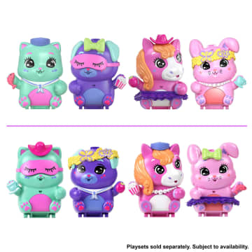 Σετ Polly Pocket Με Κούκλα, Ζωάκι & Αξεσουάρ, Ταξιδιωτικά Παιχνίδια Με Εκπλήξεις.
