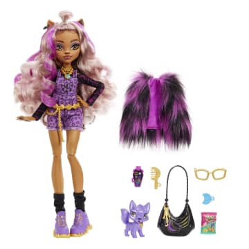 Monster High Lalka podstawowa + zwierzątko i akcesoria Asortyment
