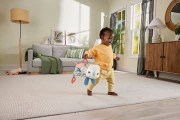 Fisher-Price Βρεφικό Παιχνίδι Planet Friends Μαλακός Ρινόκερος Με Δραστηριότητες Για Τις Αισθήσεις Των Μωρών