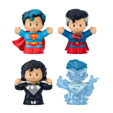 Little People Collector Superman Through The Ages Edizione Speciale, Set Per Adulti E Fan, 4 Personaggi