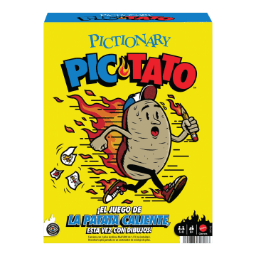 Juego De La Patata Caliente Pictionary Pic-Tato Para Disfrutar De Noches De Juegos En Familia, Juguete Que Habla Y Reproduce Música Para Niños, Niñas Y Adultos