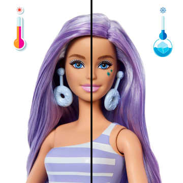 Conjunto De Juego De Muñeca Y Accesorios De La Colección Dulces De Barbie Pop Reveal, Muñeca De Moda Donut Dreams Y Mascota
