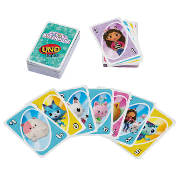UNO Junior Gabby's Dollhouse Kartenspiel Für Kinder, Eltern Und Familienabende