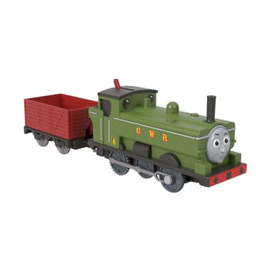 Thomas & Friends By Fisher-Price Motorized Classic Duck Engine, Battery-Powered Toy Train & Cargo