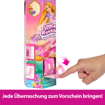 Disney Prinzessin Spin & Reveal Rapunzel-Modepuppe Und Accessoires Mit 11 Überraschungen