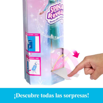 Muñeca De Moda Elsa Spin & Reveal De Disney Frozen Y Accesorios Con 11 Sorpresas De La Película De Disney - Image 4 of 6