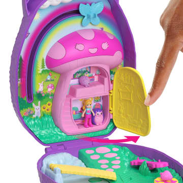 Σετ Παιχνιδιού Polly Pocket Μαμά & Μωρό Σκαντζόχοιρος Με 2 Κούκλες & 16 Αξεσουάρ Συμπεριλαμβανομένων Των Ζώων.
