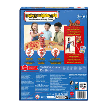 Juego Castores Constructores Para Niños Y Niñas, Familia Y Noches De Juego