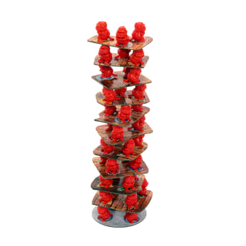 Mattel Games - Castors Cass’Tour Tour À Construire - Jeu De Société Familial - 6 Ans Et + - Imagen 7 de 7