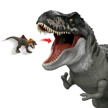 Jurassic World: Die Wiedergeburt Riesendino Tyrannosaurus Rex Actionfigur, T-Rex-Dinosaurierspielzeug, Filmgetreu