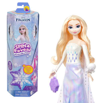 Disney Frozen Muñeca Princesa Revela Sorpresas Elsa Spin And Reveal
