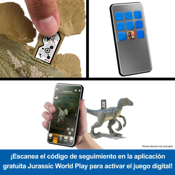 Figura De Acción De Dinosaurio Tiranosaurio Rex Ataque Total De Jurassic World