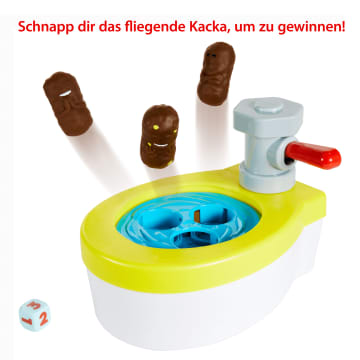 Mattel Games Kacka-Alarm! Voll Verstopft, Kinderspiel, Aktionsspiel