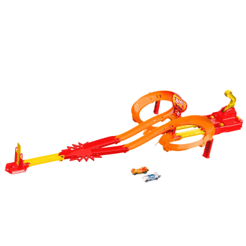 Hot Wheels Hot Ones Otoyol Oyun Seti Ve 1:64 Ölçekli 2 Metal Oyuncak Araba