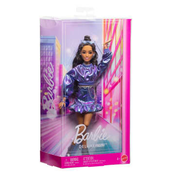 Barbie Deluxe Style Lalka modowa #7 Metaliczny niebieski komplet Zabawka 4+ - Image 6 of 6