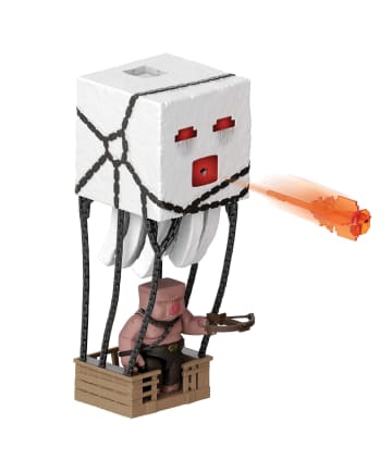 Minecraft Explosieve Aanval Met Ghast, Set Actiefiguren Met Licht, Geluid En Meer, Geïnspireerd Op De Film