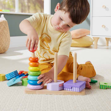 Fisher-Price Farben- und Formen Stapelspiel aus Holz