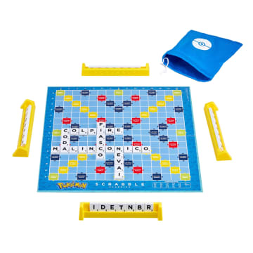 Scrabble Pokémon, Il Classico Gioco Da Tavolo Delle Parole Per Famiglie Con Due Modalità Di Gioco Per 2-4 Giocatori, Edizione Italiana