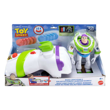 Disney Pixar Toy Story Buzz Lightyear 7 Inch Figure & Punch Launcher Toy, Lights & Sound, 5 Discs - Imagen 6 de 6