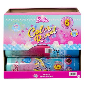 Barbie Color Reveal, Zeemeerminserie, Pop En Accessoires, Met 6 Verrassingen, Van Kleur Veranderend Topje