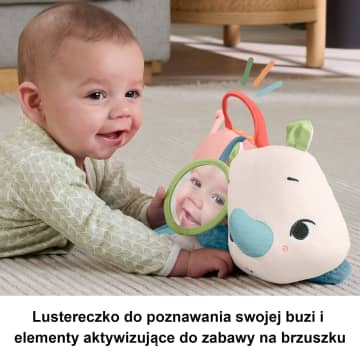 Fisher-Price Nosorożec aktywizujący Zabawka sensoryczna dla niemowląt 0+