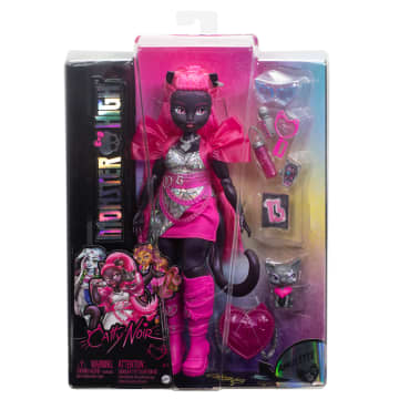 Evcil Kedisi Amulette Ve Aksesuarlarıyla Monster High Catty Noir Bebek - Image 6 of 6