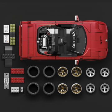 Hot Wheels Coffret De Construction Nsx Acura Des Années 90 Mattel Brick Shop - Bild 4 von 6