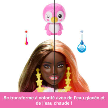 Barbie Cutie Reveal-Poupée Manchot Rêve Coloré Avec 10 Surprises