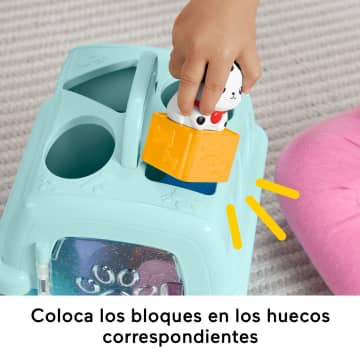 Juguete Para Clasificar Formas Transportín Clasifica Y Guarda De Fp Pets De Fisher-Price Para Bebés Y Niños Y Niñas Pequeños, 8 Bloques