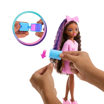 Barbie Dream Besties Brooklyn Wyszykuj się ze mną Lalka + akcesoria Zestaw Zabawka 4+ - Image 4 of 6