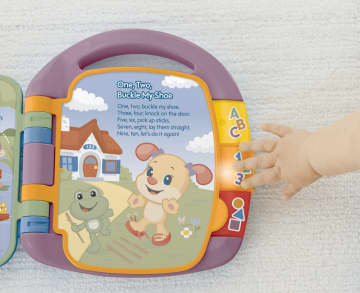 Fisher-Price Libro Interactivo De Aprendizaje En Portugués, Juguetes Bebés +6 Meses (Mattl Fvt23)