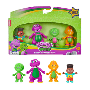 Fisher-Price Barney's World Barney Hey Friends Pack With 4 Figures - Image 6 of 6