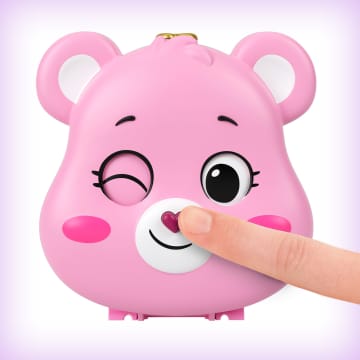 Conjunto De Juego Polly Pocket Y Los Osos Amorosos, Estuche De Viaje Con Muñecos, Coche De Juguete Y Accesorios Temáticos