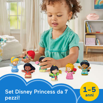 Fisher-Price Little People Disney Princess, Set Da 7 Personaggi Per Bambini E Bambine AI Primi Passi E in Età Prescolare, Giocattoli