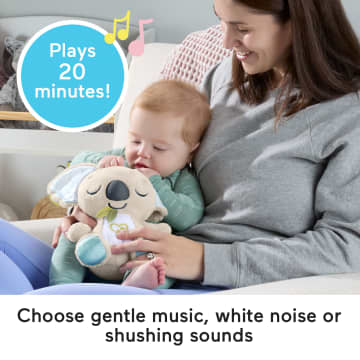 Fisher-Price On-The-Go Koala Soother Toy, Plush Portable Sound Machine For Newborns - Image 3 of 6