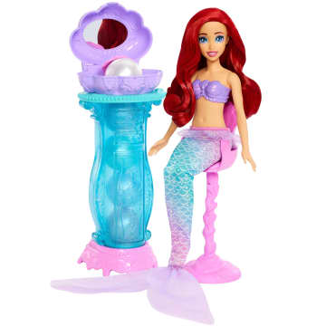 Mattel Disney Prinses Ariel Kaptafel Pop Zeemeermin Modepop En Kaptafel Met 5 Pop-Up Verrassingen