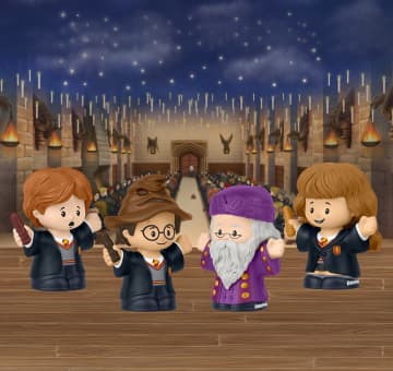 Fisher-Price Little People Pack 4 Figuras Juguete Collector Harry Potter