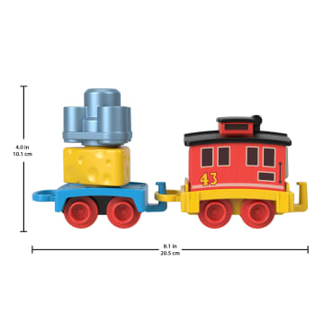 Thomas & Friends My First Brake Car Bruno Push-Along Vehicle With Stacking Cargo For Toddlers - Image 6 of 6