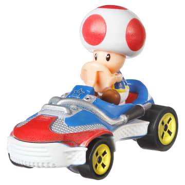 Hot Wheels - Coffrets 4 Véhicules Mario Kart (Modèle Aléatoire) - Petites Voitures - Dès 3 Ans - Imagen 5 de 6