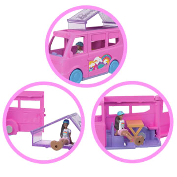 Barbie Mini BarbieLand Kamper Zestaw i mini lalka Zabawka 4+