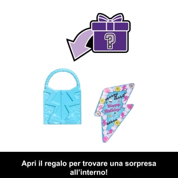Monster High Scary Sweet Birthday, Bambola Frankie Stein in Abito Da Party Con Palloncino E Regalo