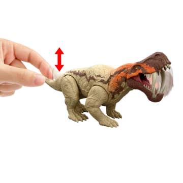 Jurassic World Atakujący dinozaur Figurka do ustawiania z funkcją ataku Zabawka dinozaur 4+ - Image 6 of 11