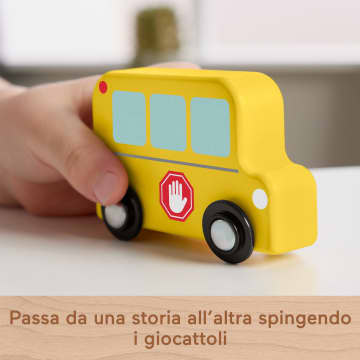 Pacchetto Di Veicoli in Legno Di Fisher-Price, Giocattoli A Spinta Per Il Gioco Di Finzione, 4 Pezzi in Legno; Per Bambini Piccoli - Imagen 4 de 6