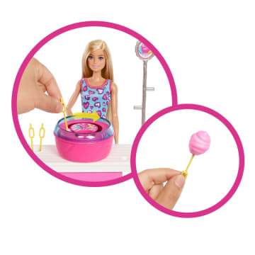 Barbie Mysteries: Beach Detectives Playset Con Bambola Barbie 'Malibu', Gioco E Zucchero Filato E Accessori